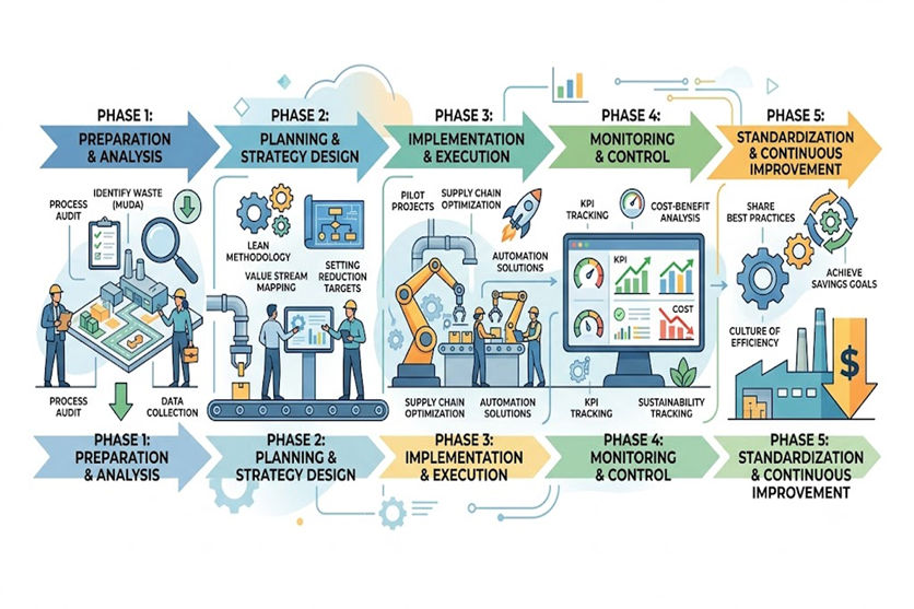 IMPLEMENTATION FRAMEWORK FOR COST REDUCTION IN ENGINEERING PROJECTS
