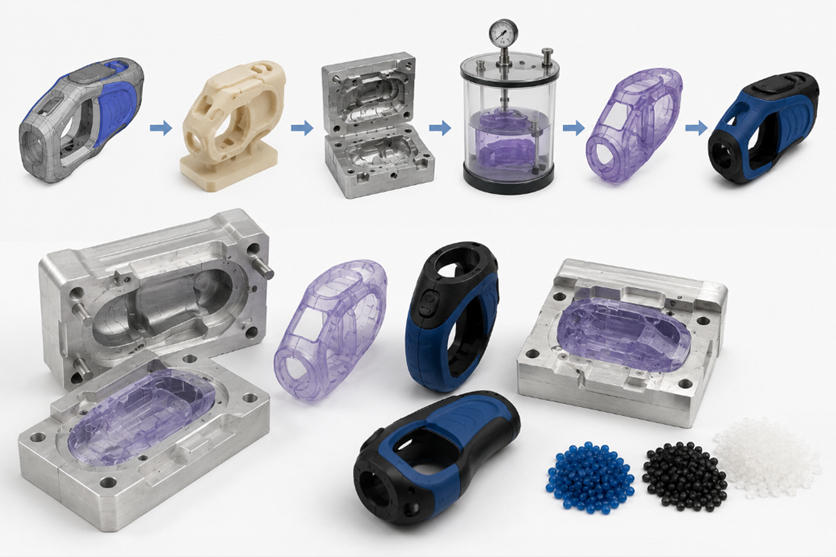HOW VACUUM CASTING ENABLES OVERMOLDING PROTOTYPES