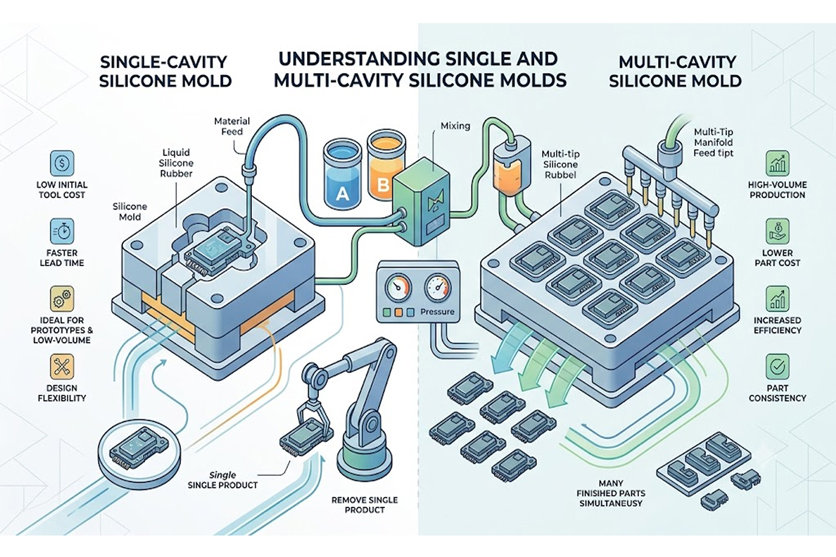 UNDERSTANDING SINGLE AND MULTI-CAVITY SILICONE MOLDS