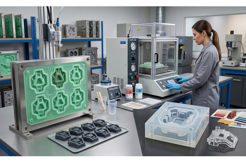 SINGLE VS MULTI-CAVITY SILICONE MOLDS IN VACUUM CASTING