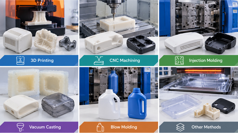 Plastic Prototype Manufacturing Methods: How to Choose the Best Process for Plastic Housings